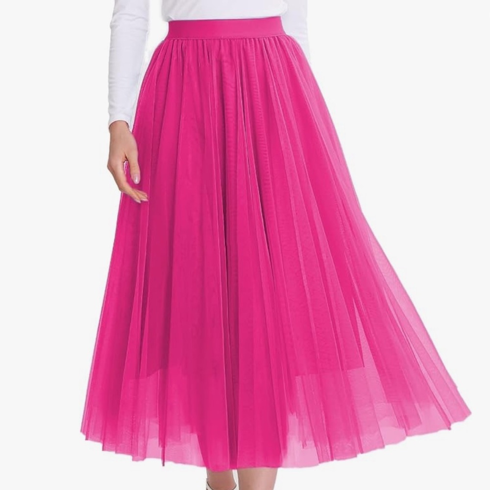 Pink Tulle Skirt